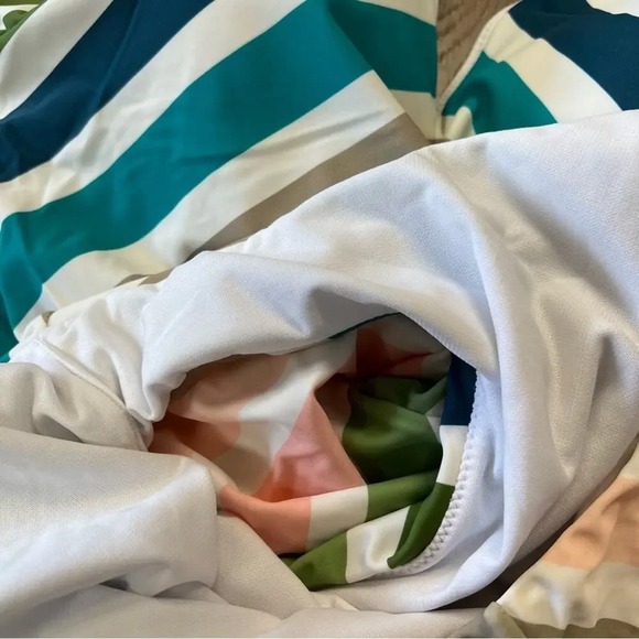 Raisins Curve Slimming Swimsuit Womens Striped One Piece Swimsuit Size 24W - Picture 3 of 6